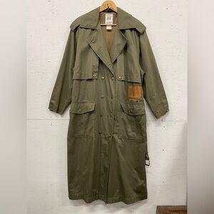 Olive Green Trench Coat
